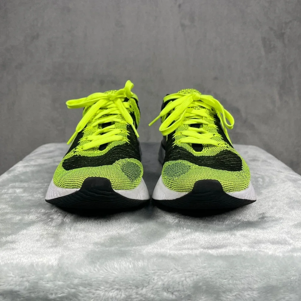 Nike React Infinity Run Flyknit Men Size 9.5 Volt Black Sneakers CD4371-700